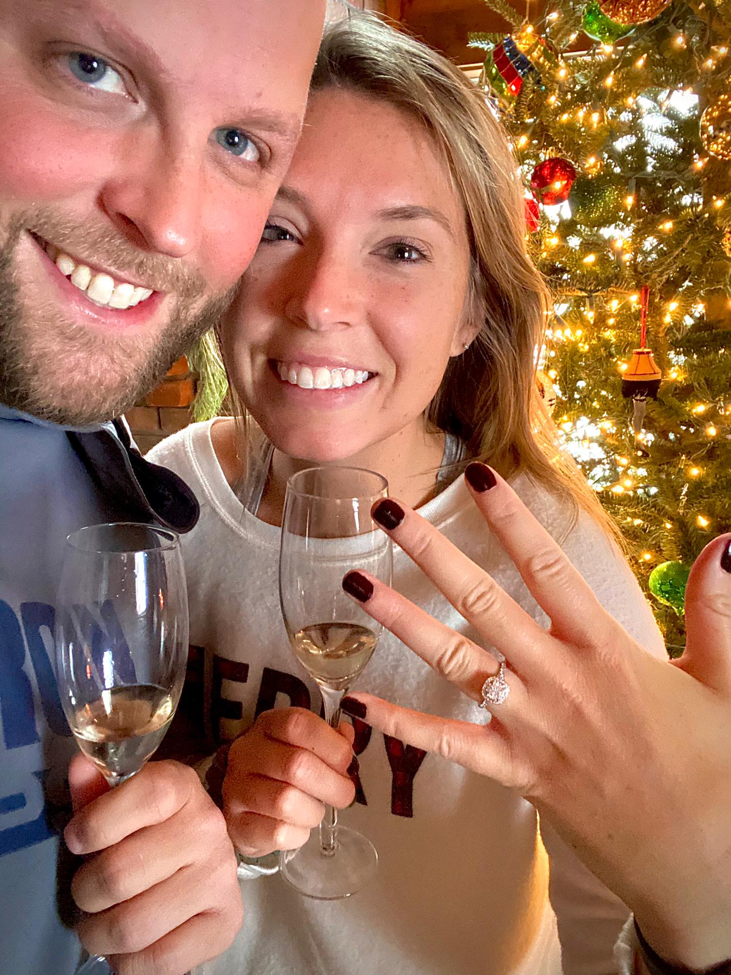 Right after she said Yes!
