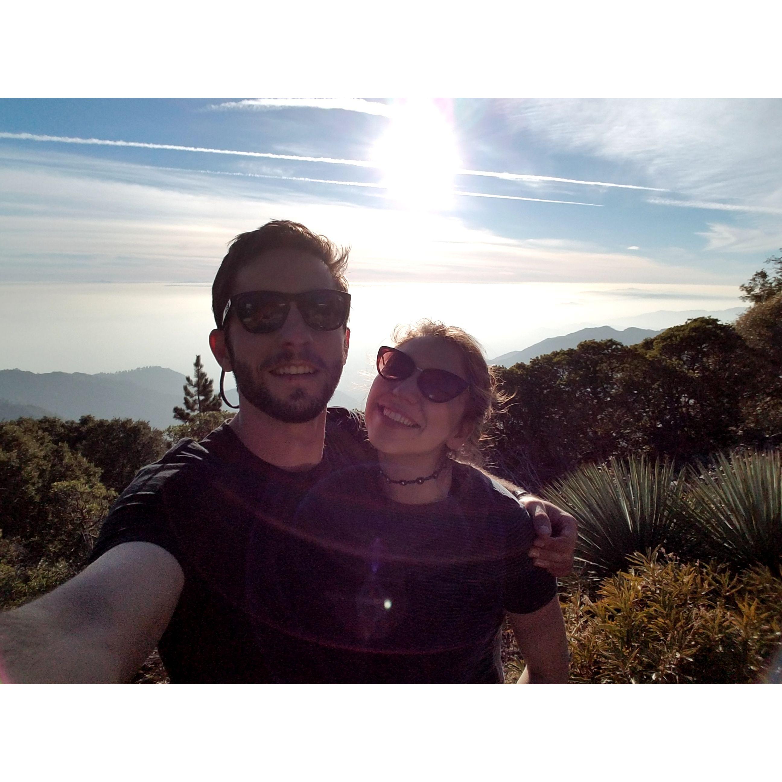 On top of Angeles National Forest