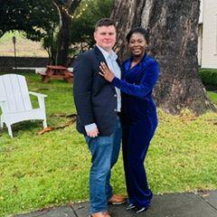 Enjoying our engagement weekend at Cavallo Point and the San Francisco Bay Area!