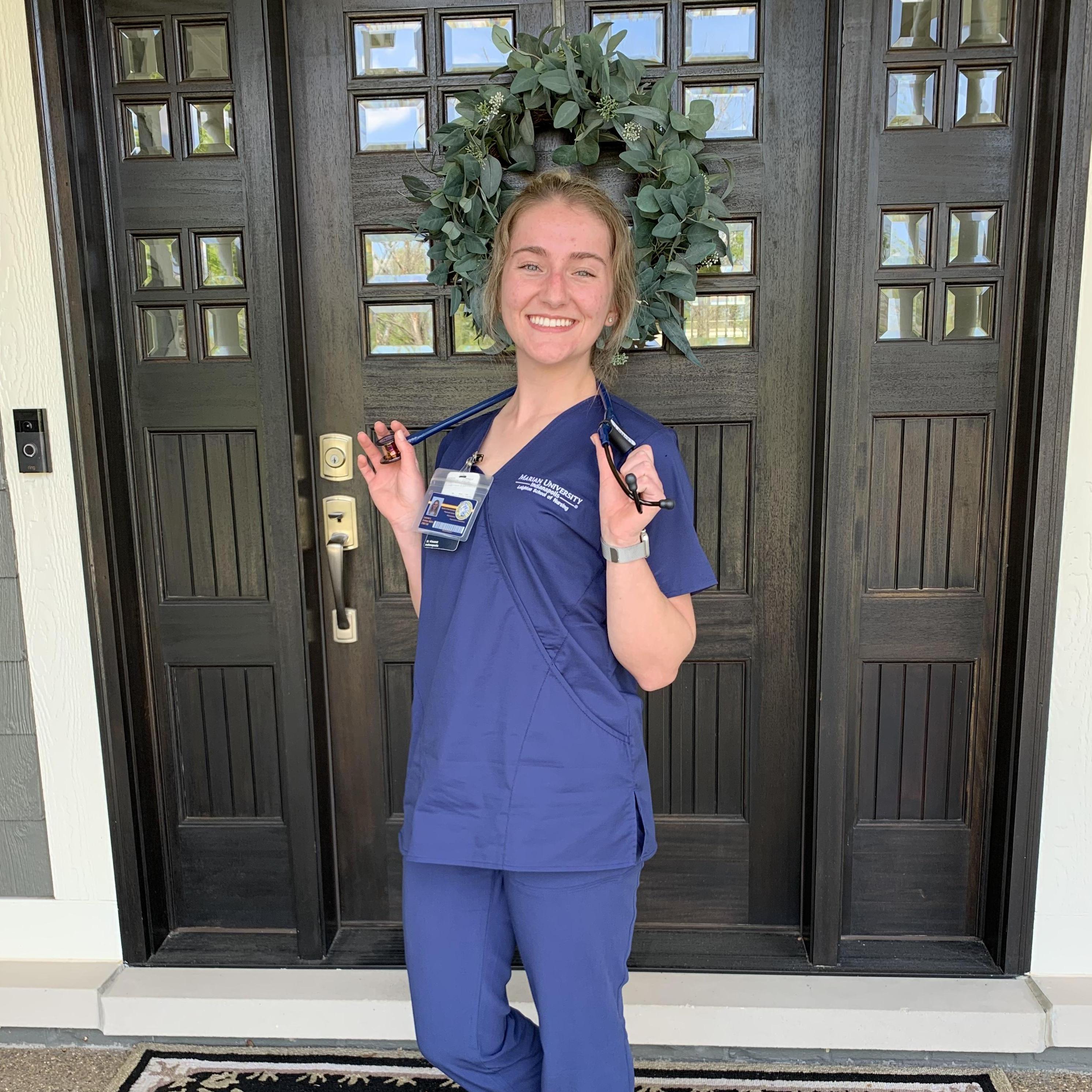 First day of nursing school clinicals!