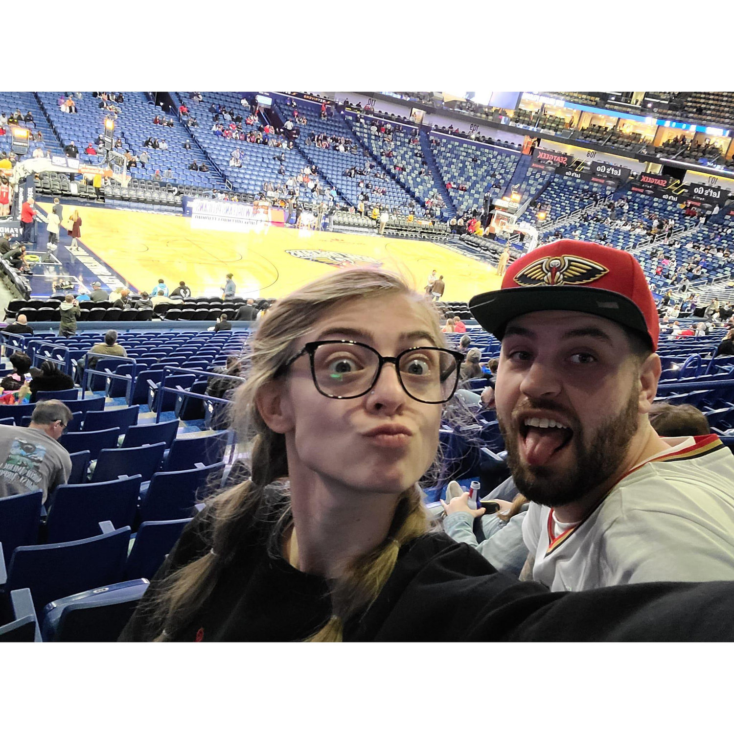 Our First Pelicans Game!