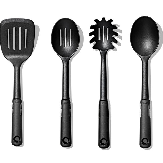 OXO Good Grips 4-Piece Nylon Tool Set, 2.3, Black
