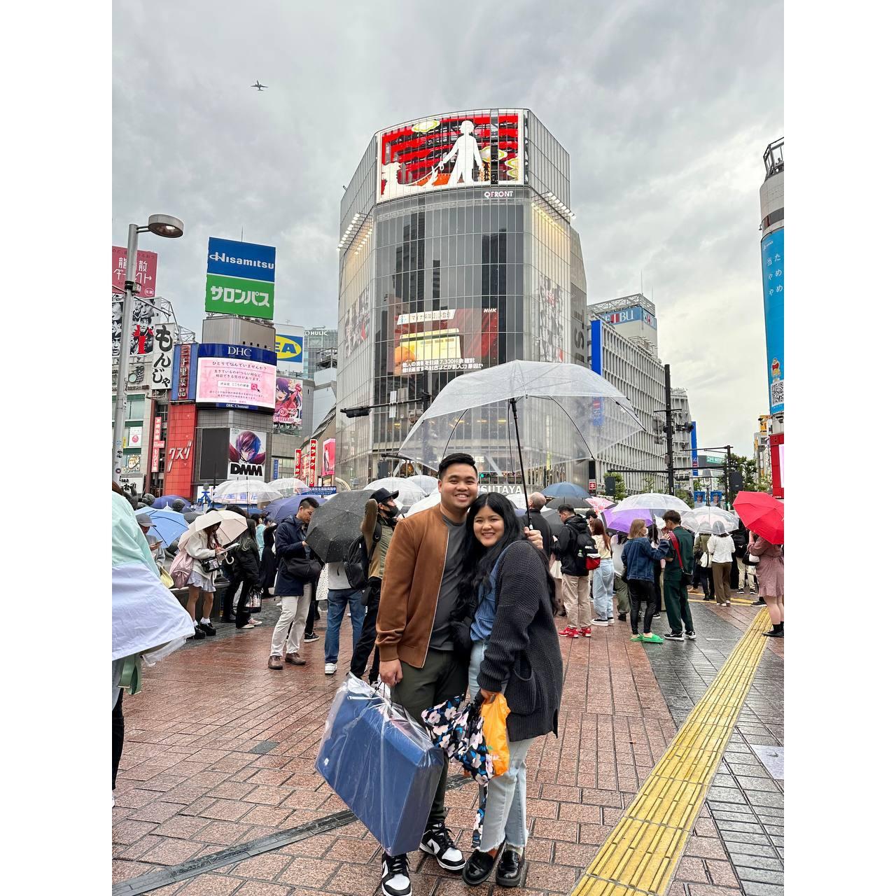 Us in Shibuya, Japan in May 2023!