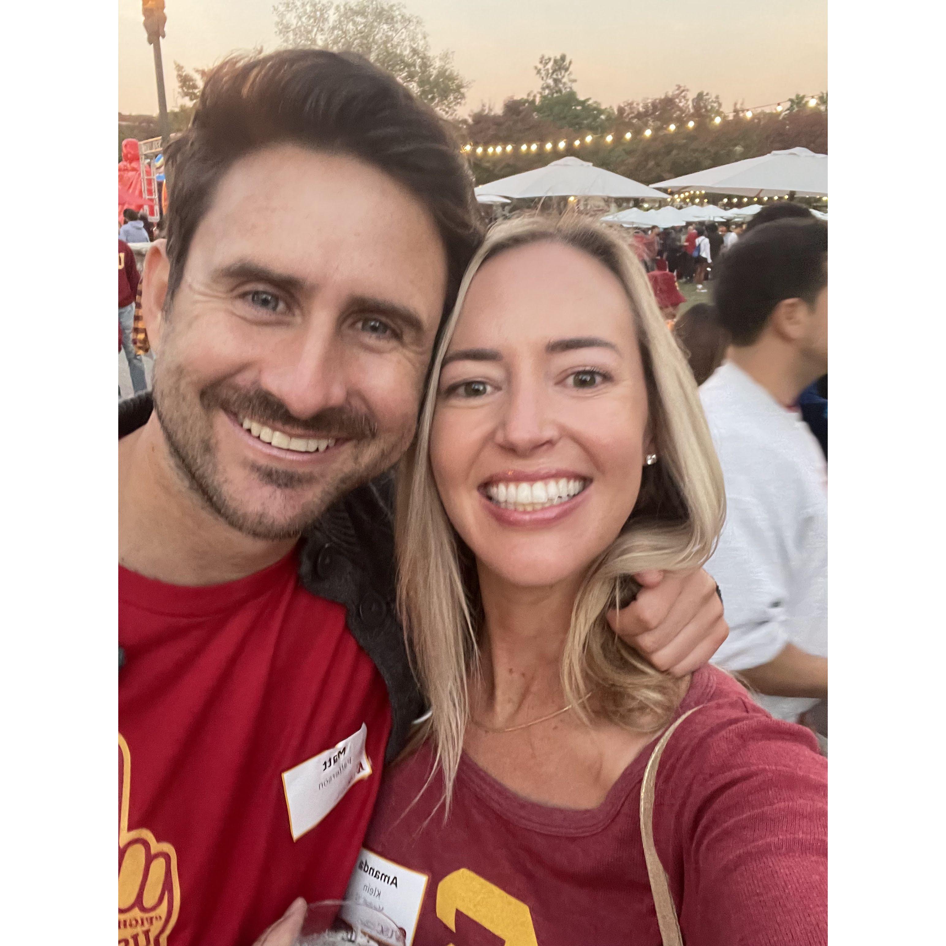 Matt's first USC game