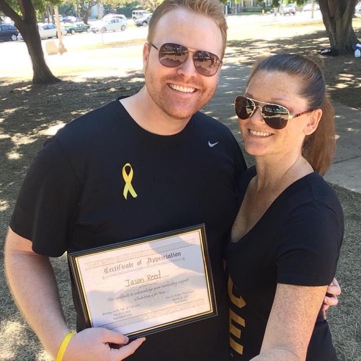2015 Endometriosis Awareness March (Jason was named Endo Man of the Year!)