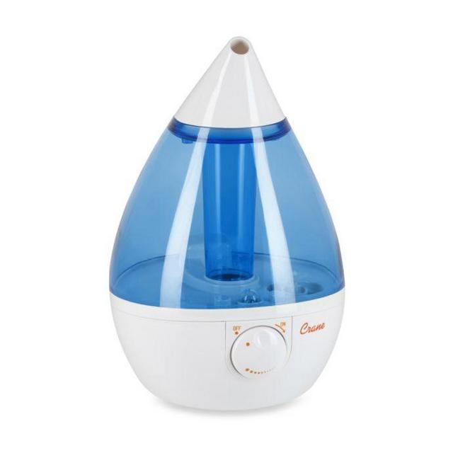 CRANE - Crane Ultrasonic Cool Mist Drop Shape Humidifier in Blue