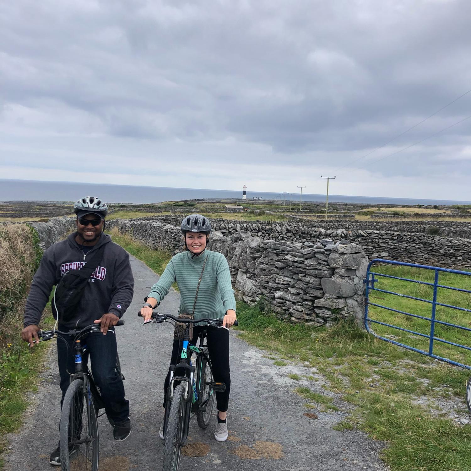The Aran Islands (the RIGHT one? -ask the family)