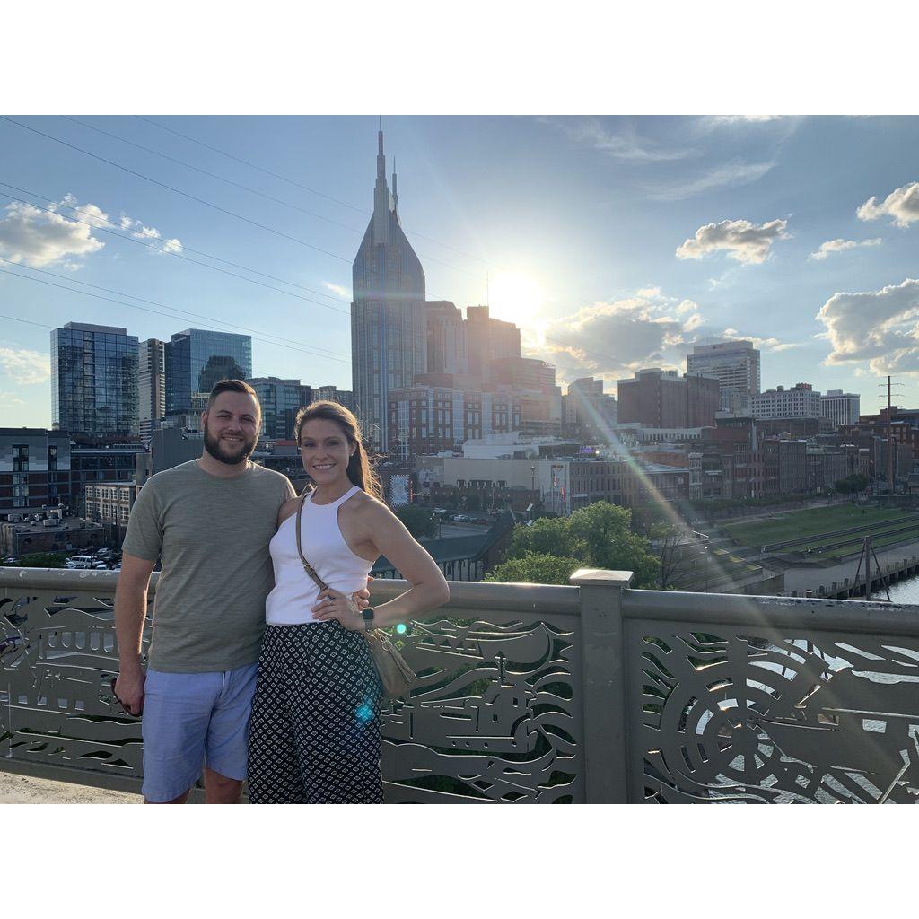 Exploring Nashville on our cross country road trip.