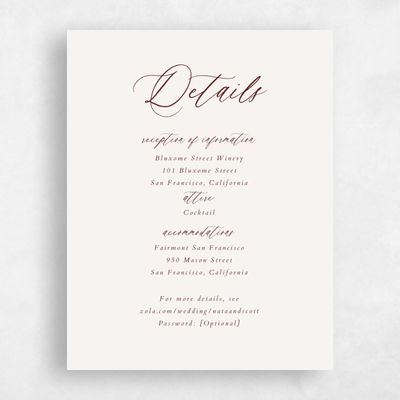 Red Simple Wedding Enclosure - Chapel