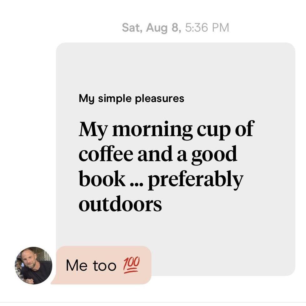 First communication... this is now our favorite thing to do together every day.