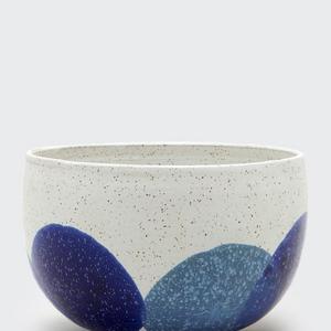Medium Blue Dipped Bowl by Natan Moss