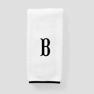 Monogrammed Plush Luxury Hand Towels | Weezie