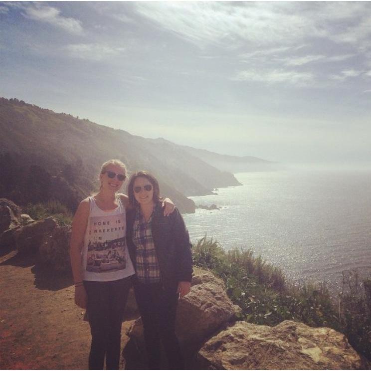 Our first trip together, driving the PCH from San Francisco to Los Angeles