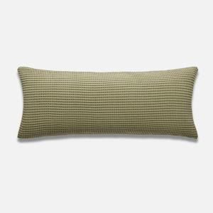 Dreamweave Waffle Lumbar Pillow Cover in Fresh Moss