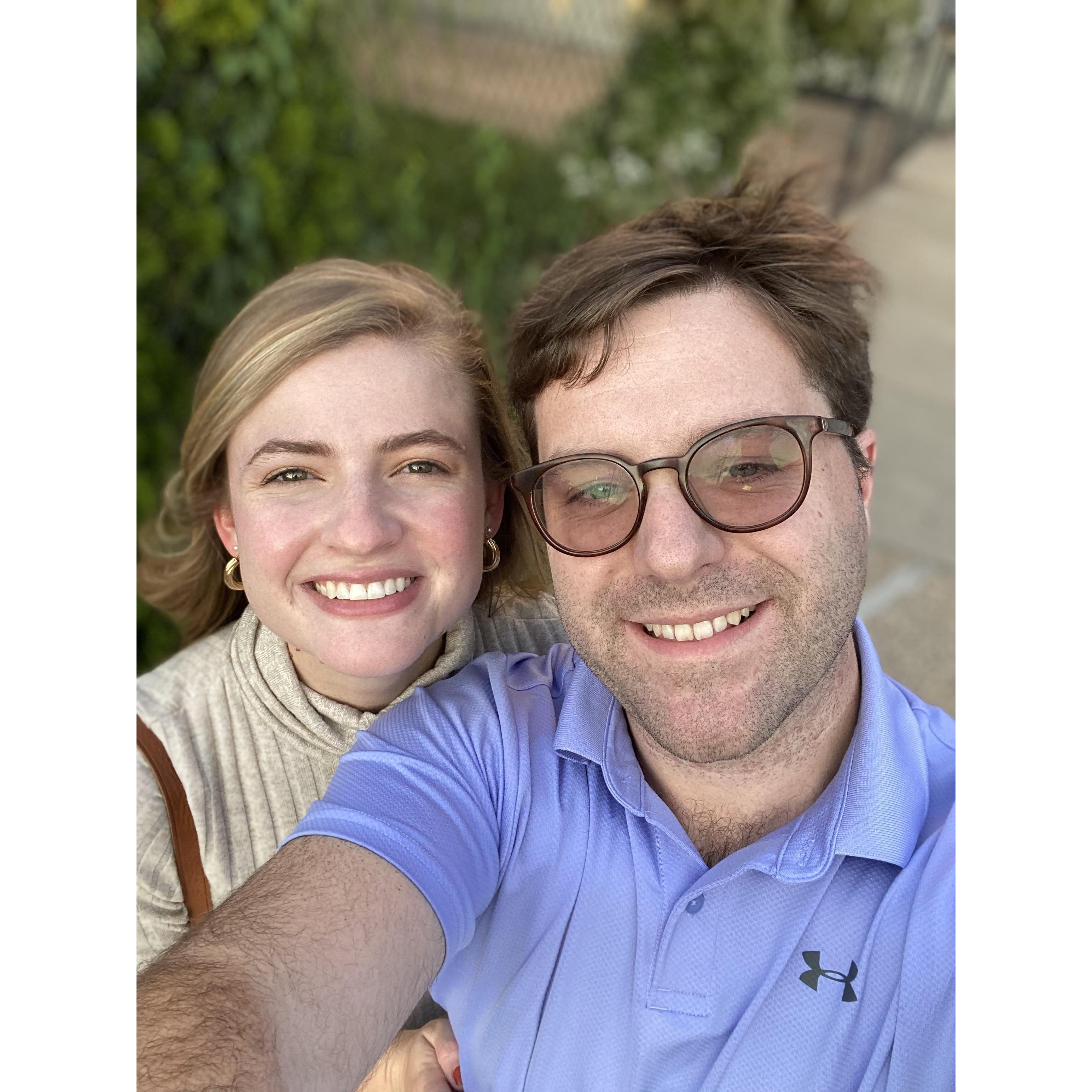 Eason moved to Philly in July of 2021 to begin her doctoral program in clinical psychology at La Salle. Dan and Eas are enjoying exploring Philly! Date night, September 2021