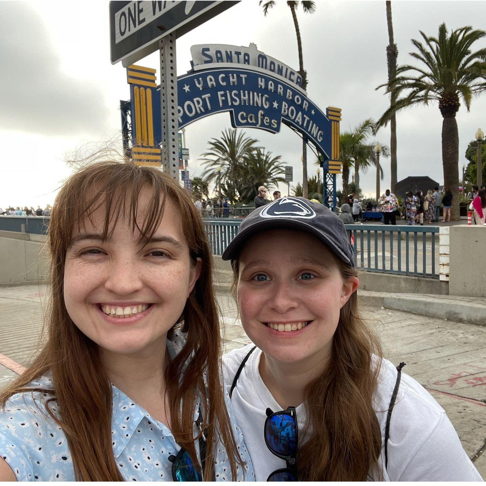 Santa Monica pier. Did we come here solely because of GTA? Maybe.