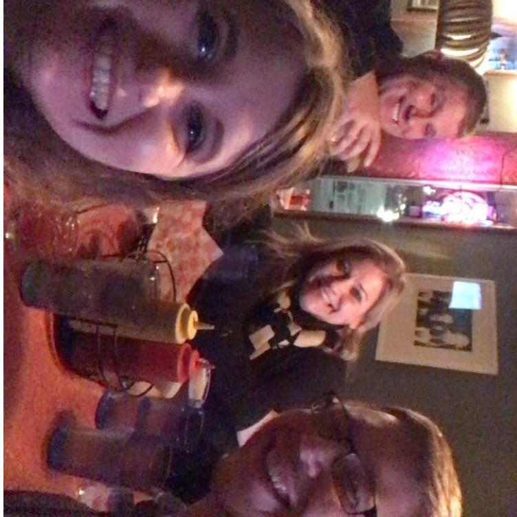 Sideways BUT this is the first "date" we went on with Ed and Lara!