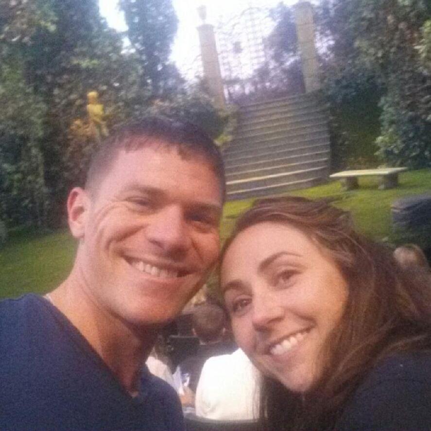 Our first date at the Old Globe outdoor theater