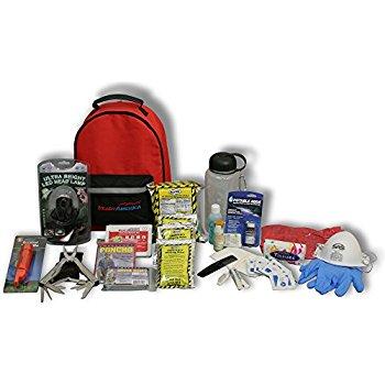 Emergency Earthquake Kit 2-Person, 3-Day Backpack