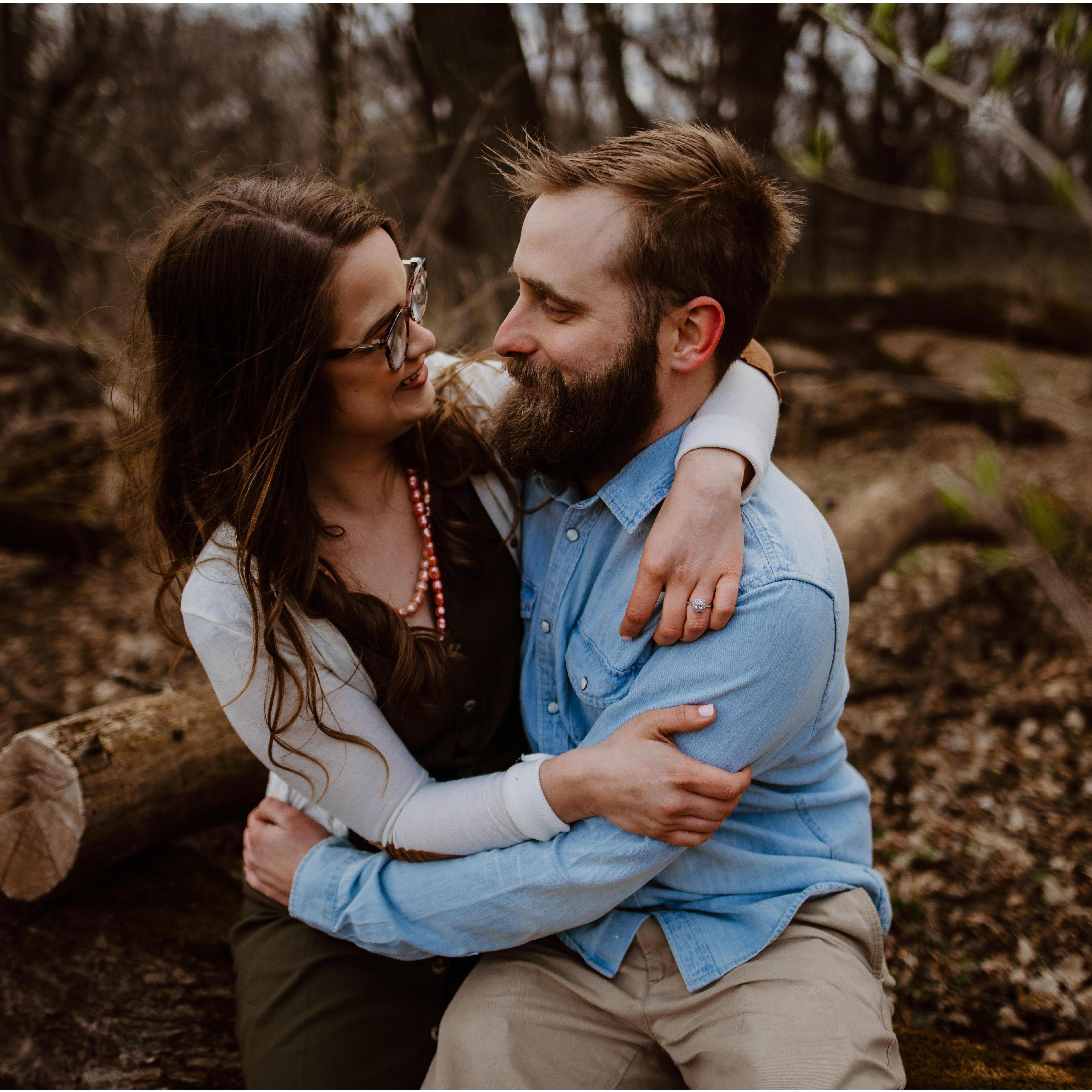 We don't often look deep into each others eyes but when we do, its because I've wrestled him into this position. See my hand? DEATH GRIP.