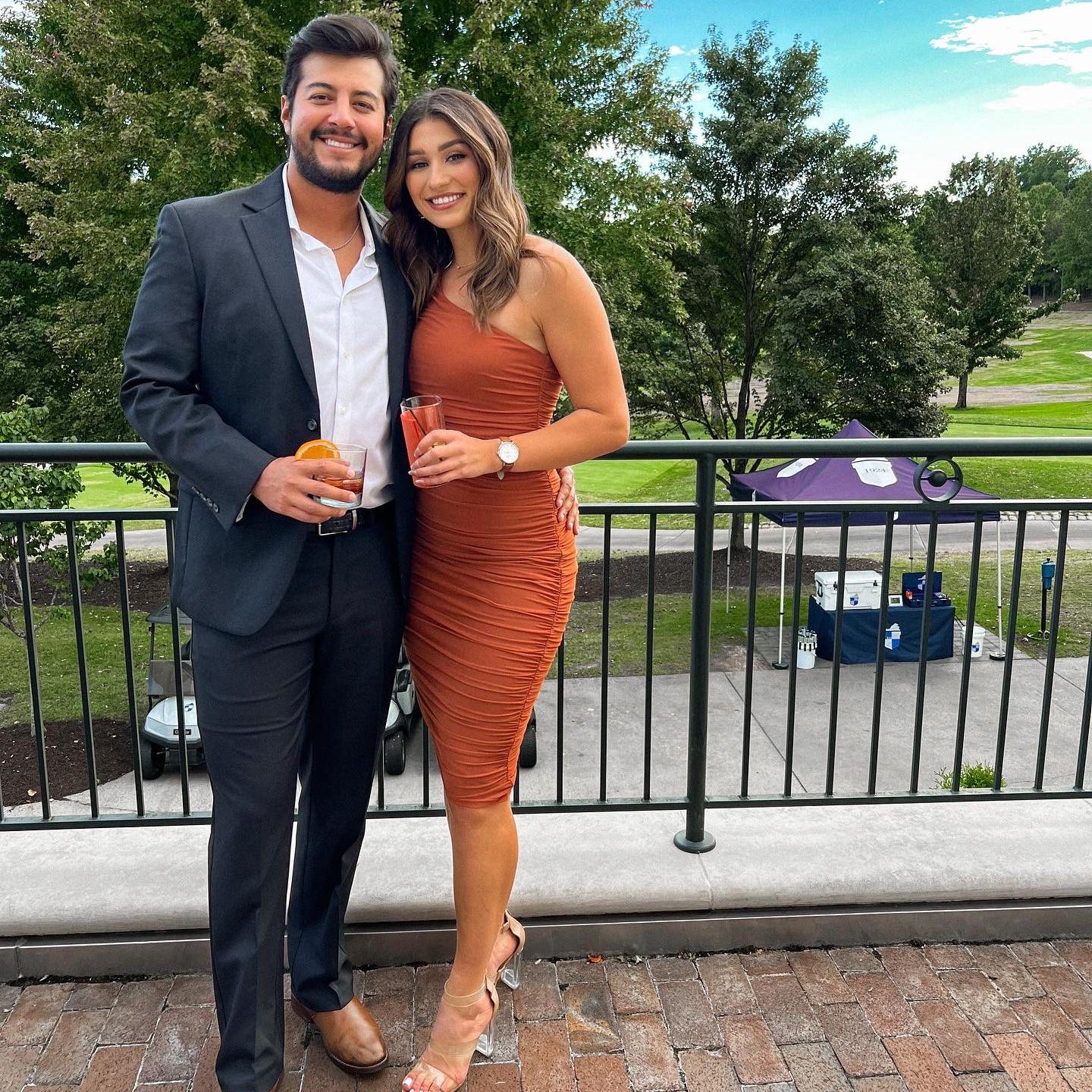 Our first wedding together!