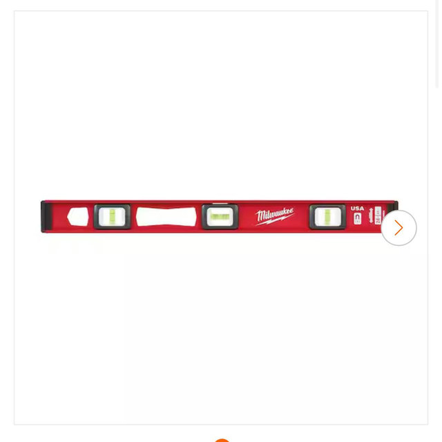Milwaukee 24 in. Magnetic I-Beam Level MLIBM24