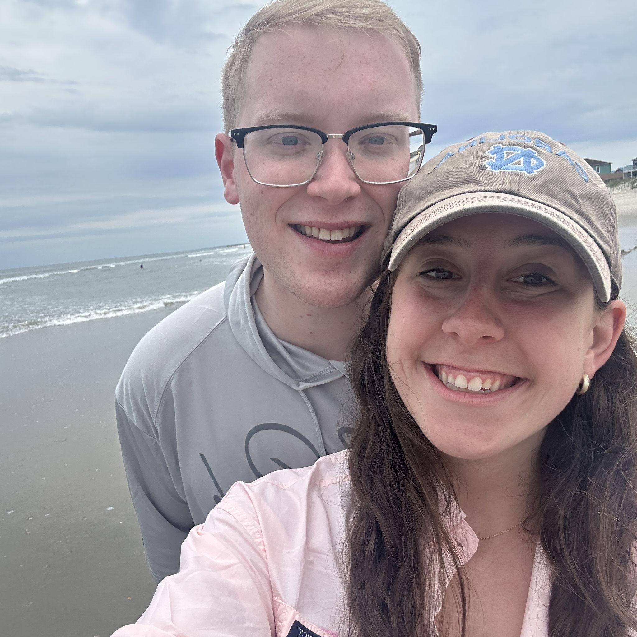 Our first trip to the beach together!