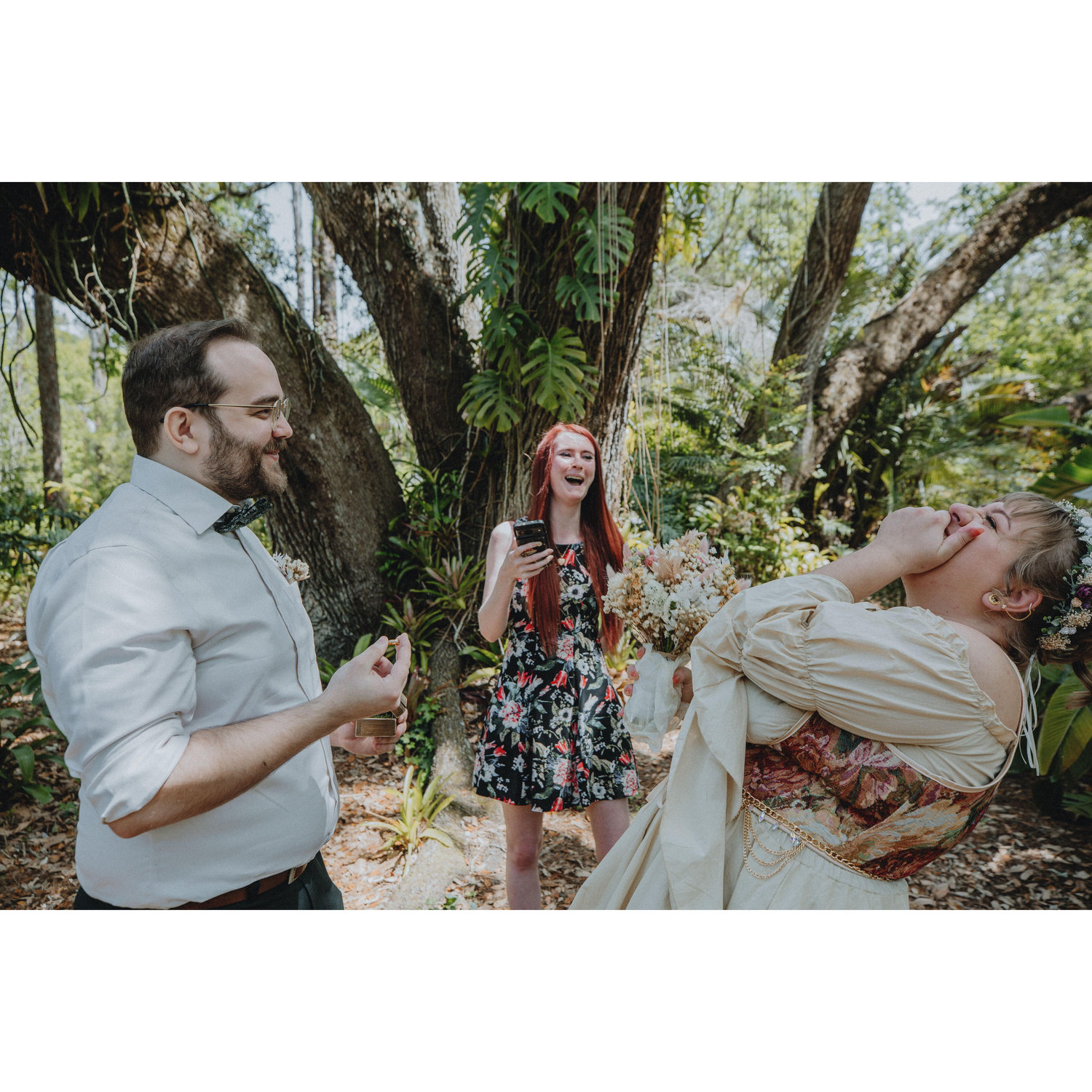Ashley added a wonderful addition to Joey's vows that he had to play a specific board game with me that had us cracking up.