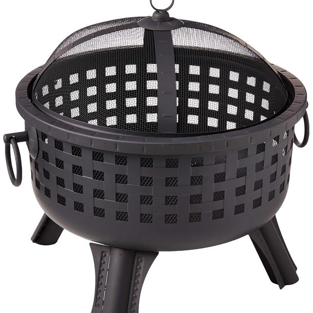 Landmann 26364 23-1/2-Inch Savannah Garden Light Fire Pit, Black