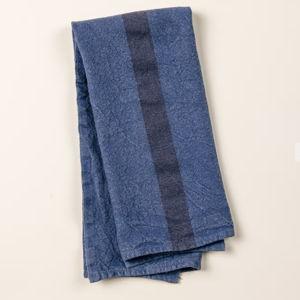 Stripe French Linen Tea Towel | East Fork (Indigo)