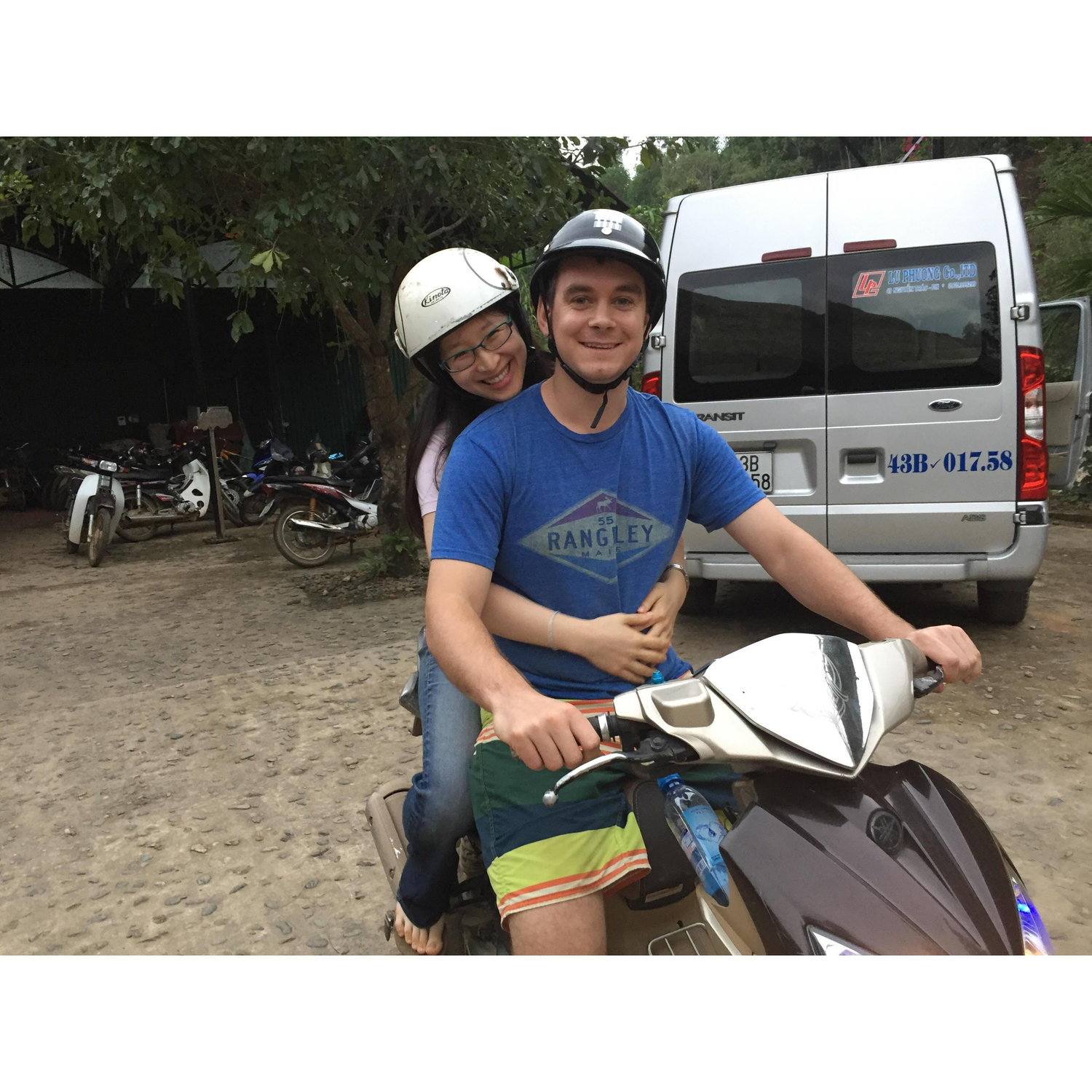 Getting ready to bike cross country in Vietnam