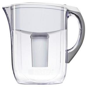 Brita Large 10 Cup BPA Free Water Pitcher with 1 Standard Filter - White