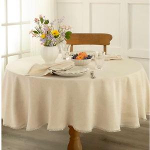 Lenox French Perle Table cloth (70" round) - Macy's
