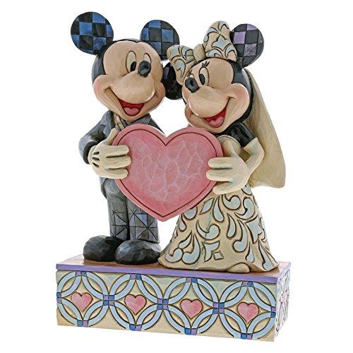 Enesco Jim Shore Disney Traditions Mickey and Minnie Wedding Figurine 4059748