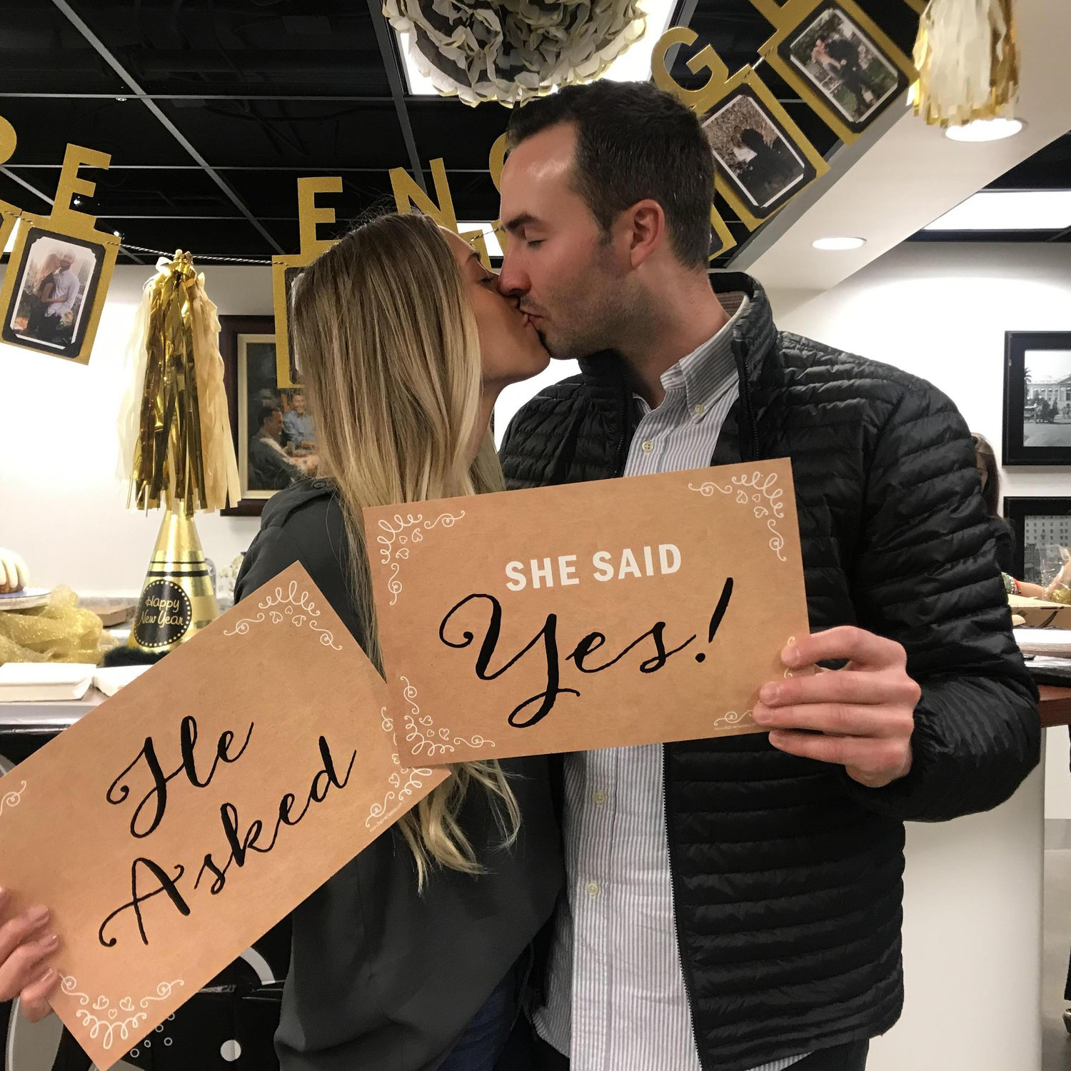 New Years Eve, we’re engaged!!!!! Starting 2019 right.