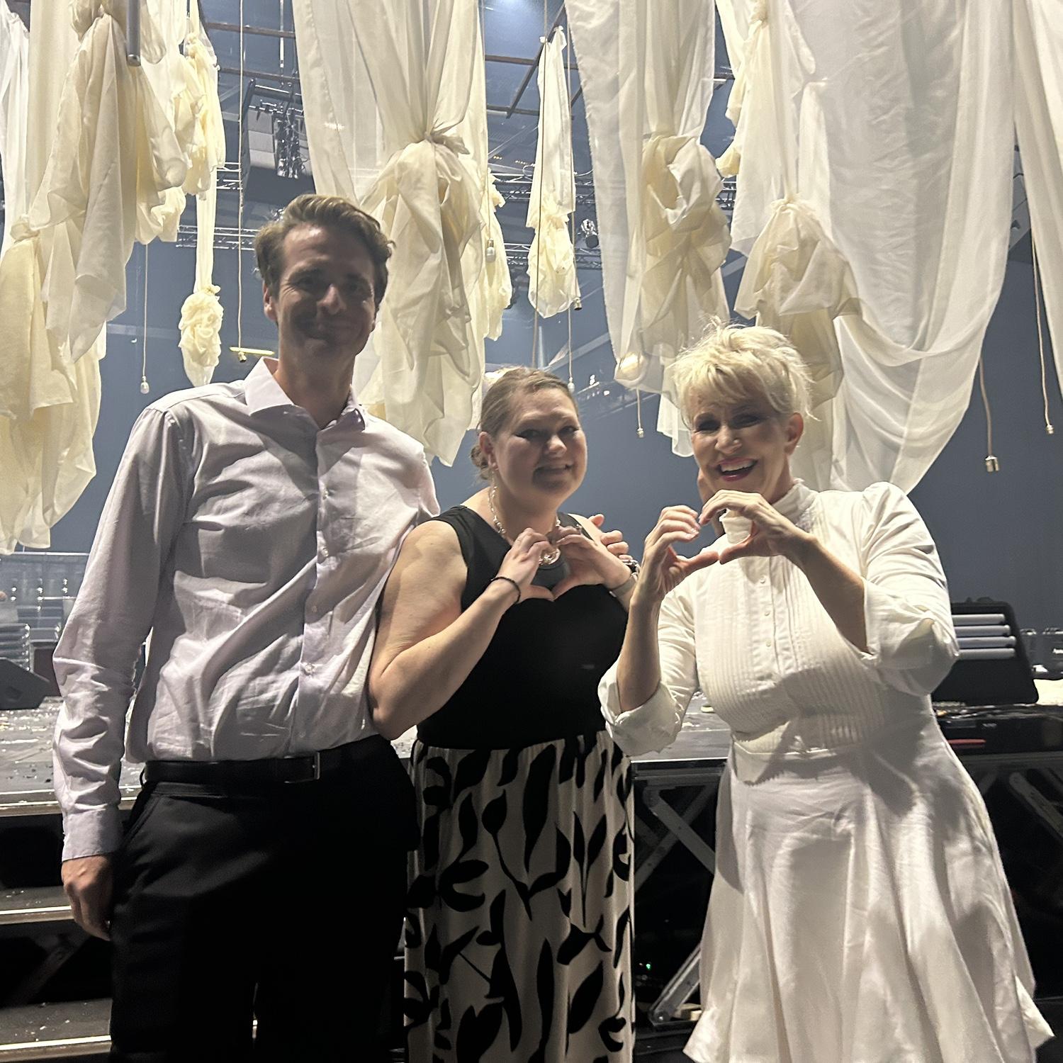 Grammy Winner Joyce DiDonato who was the first person to hear of our engagement.