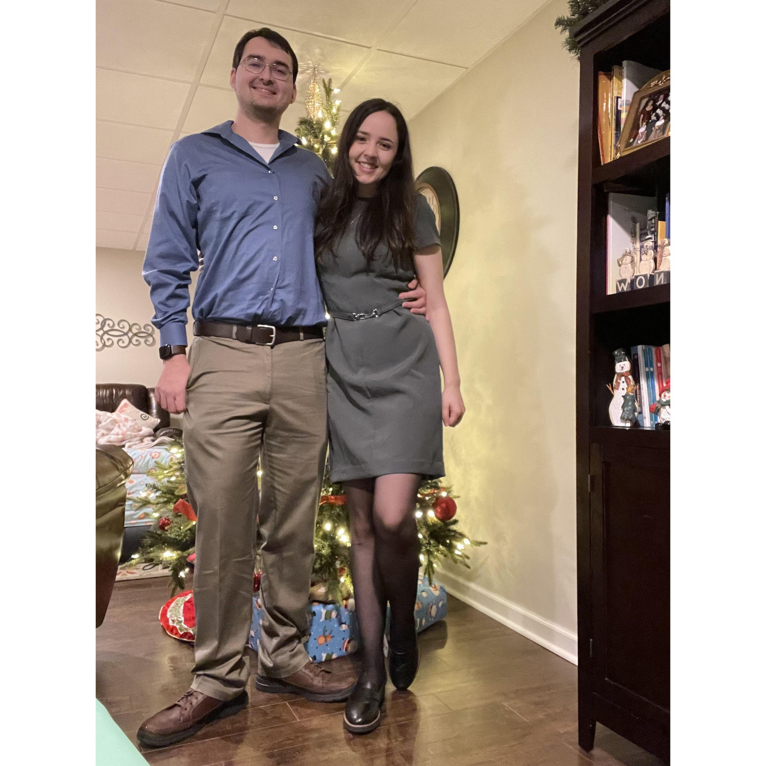 Our first Christmas together in Smyrna, SC!