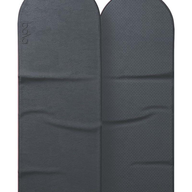 Bala Play Mat Towel, Charcoal - Non-Slip Absorbent Gym Towels Designed for Sweat, Hot Yoga, Pilates & Core Training Workouts - Fitness & Exercise Gear Essentials for Working Out - Men & Women