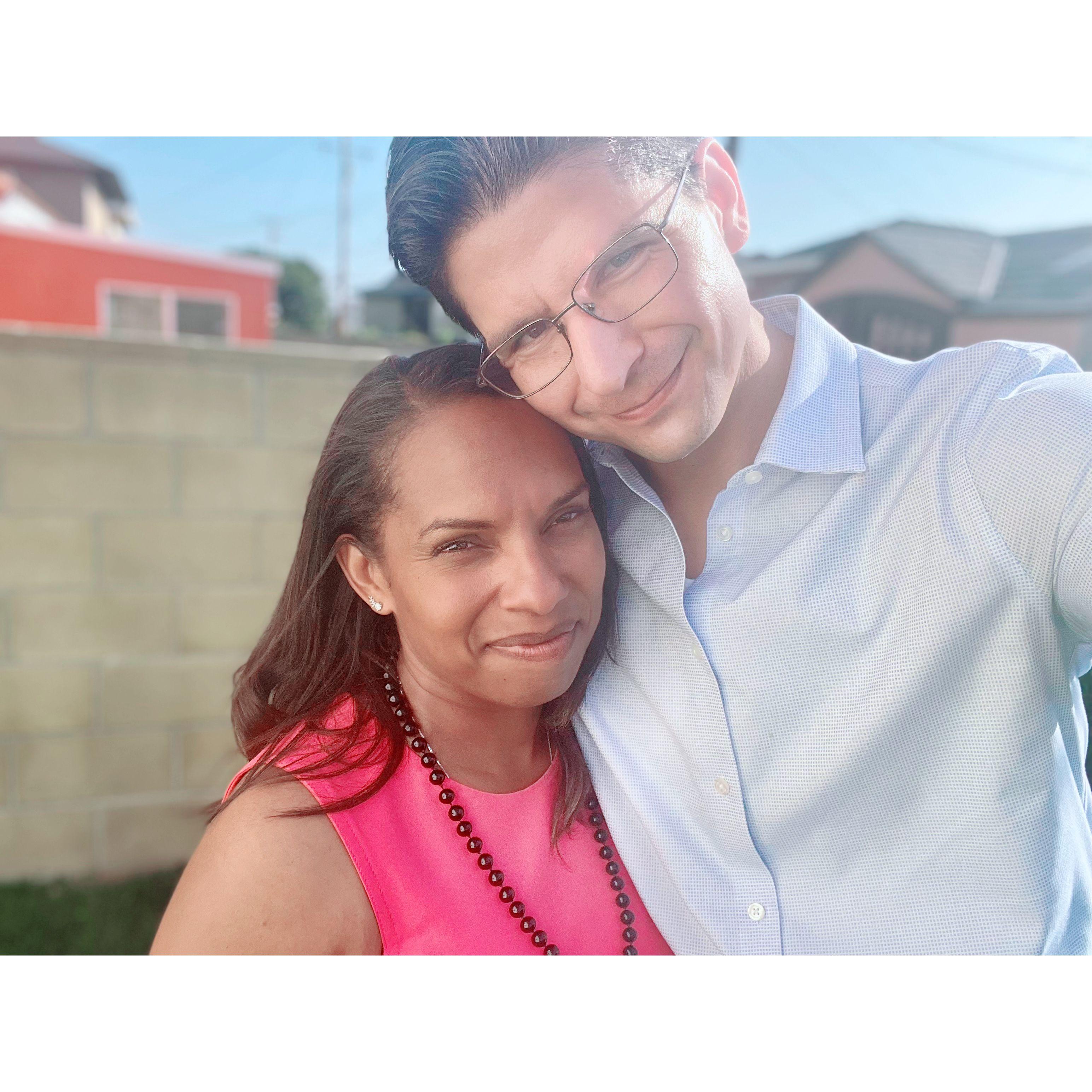 Sunday after church. We knew that we would be blessed by God to spend our lives together.