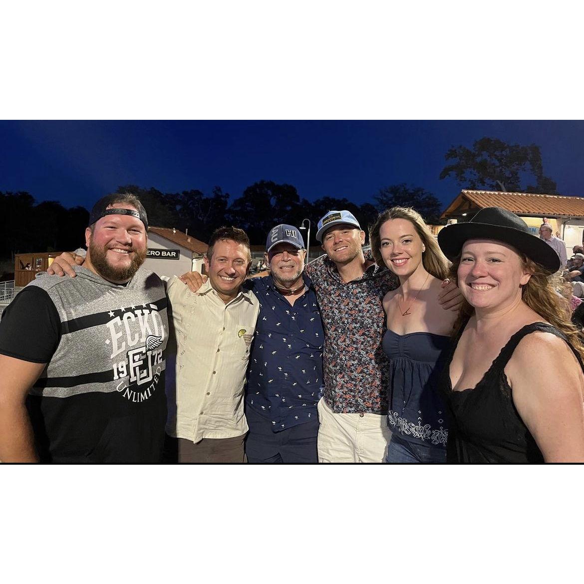 Concert at Vino Robles with friends!