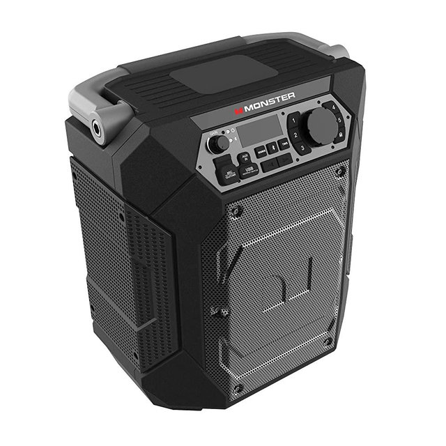 Monster Rocker 270 Sport | Portable Indoor/Outdoor Wireless Speaker, 60 Watts, Up to 24 Hours Playtime, IPX4 Water Resistant, Connect to Another TWS Speaker