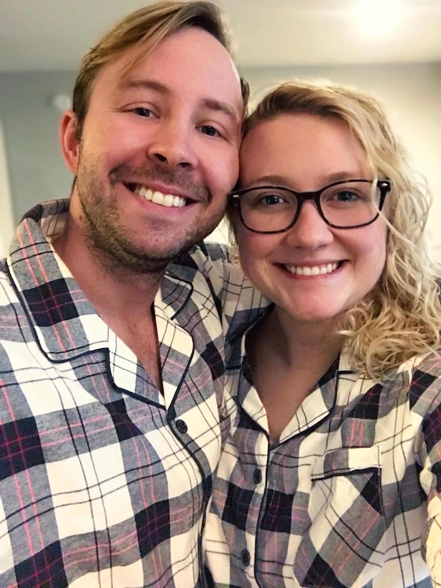 November 2020 - we bought matching Christmas pajamas at Target! The cats are lucky they were not forced into these as well