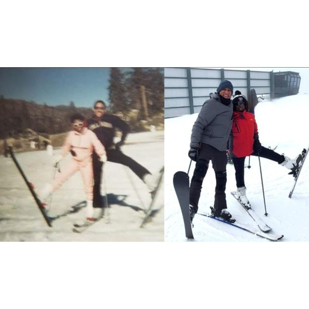 Then and now at Big Bear and Lake Tahoe in CA