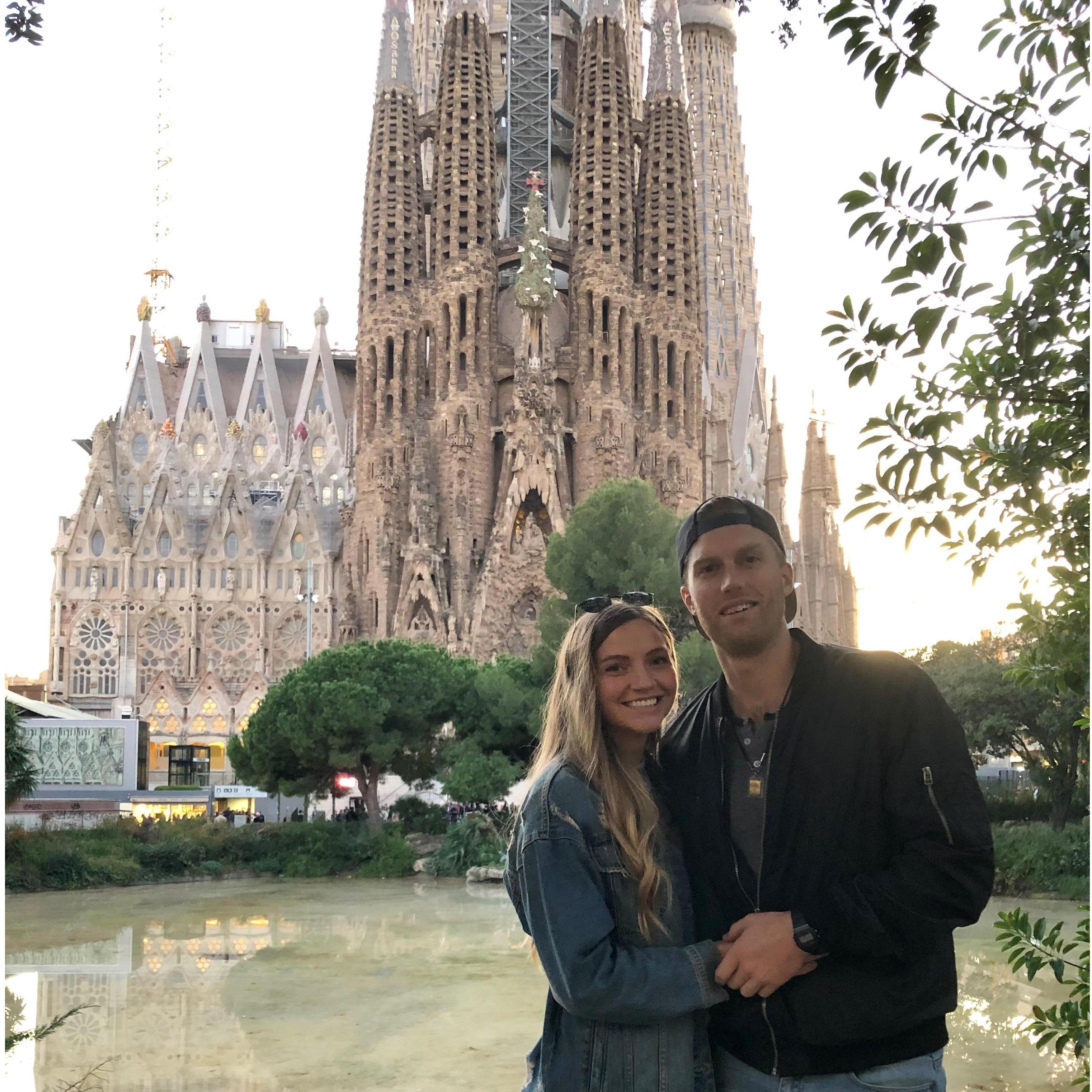 La Sagrada Familia in Barcelona, Spain