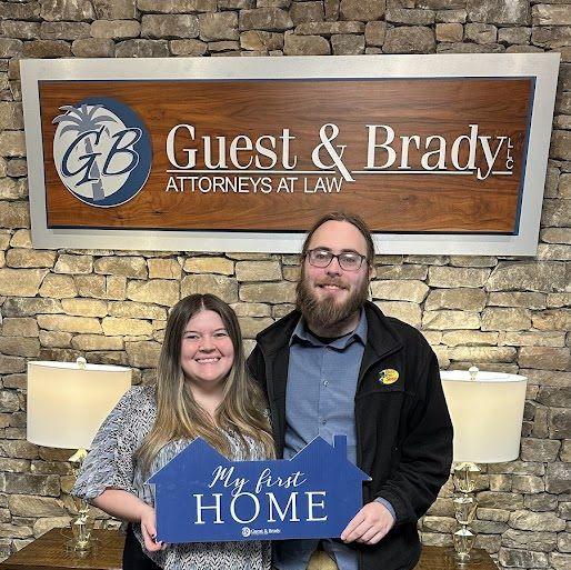 We closed on our house right before this picture was taken!