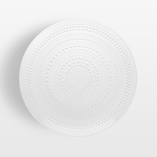 Alma Clear Glass Charger Plates, Set of 4