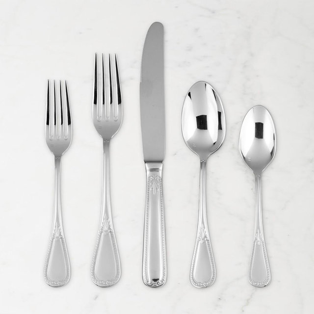 Savoy 20-Piece Flatware Set, Gold