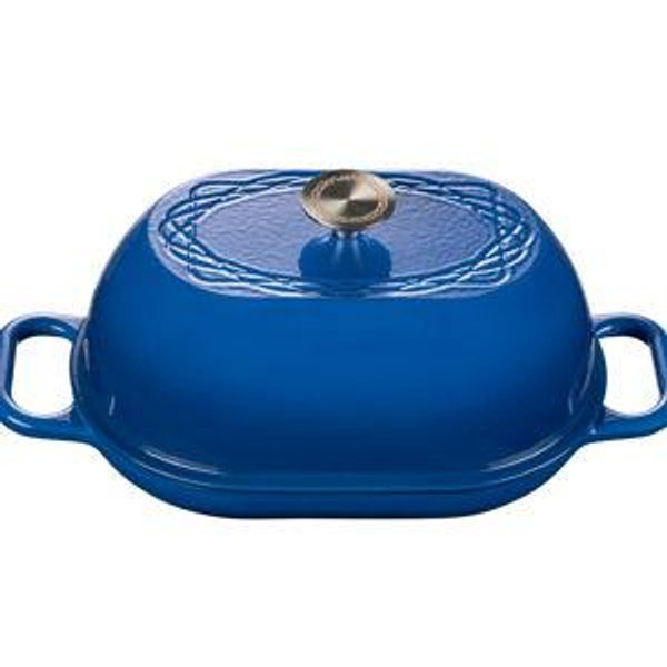 COBALT The Freeform Dutch Oven • Enameled Cast Iron • Oval •