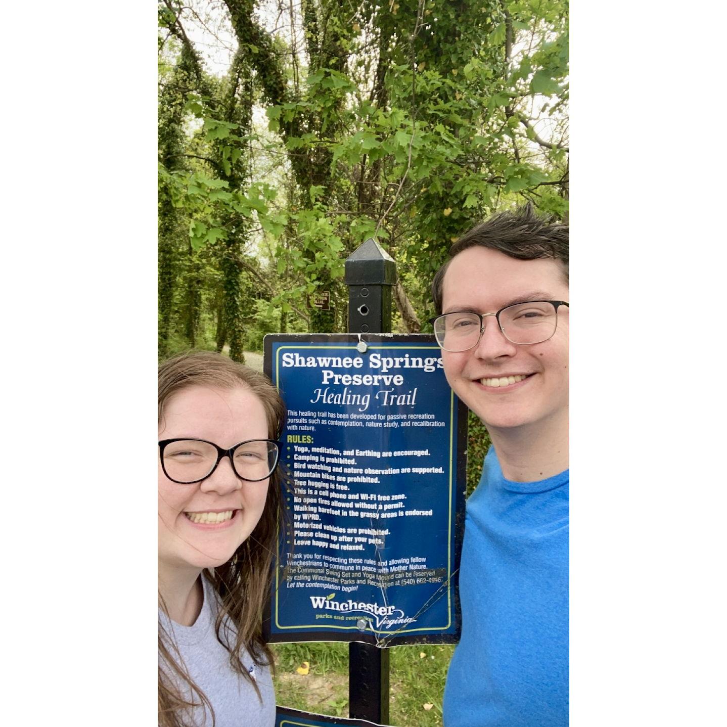 Hiking in Winchester!