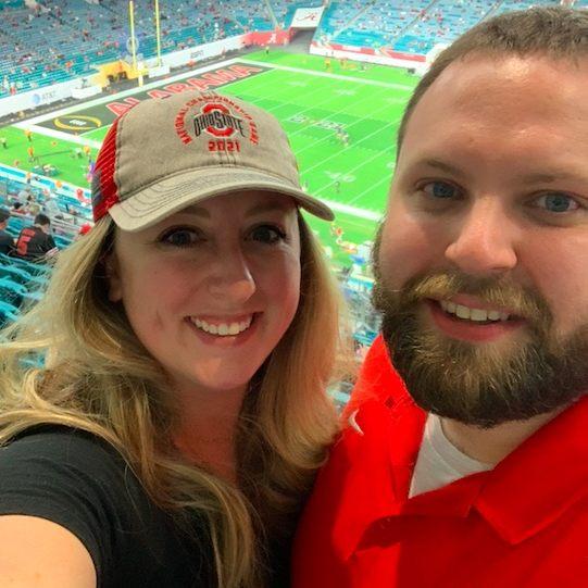 First Ohio State game together. National championship 2021 (they lost...)